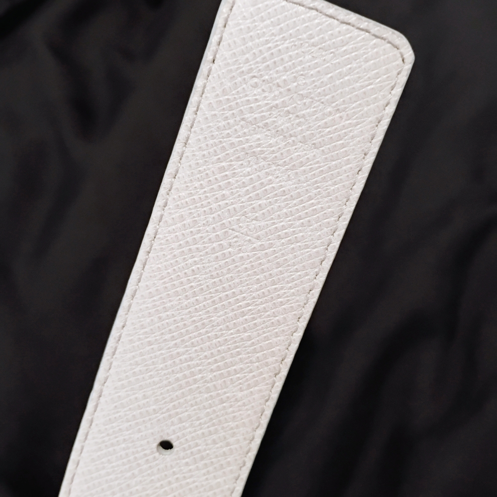 Louis Vuitton White Monogram Belt with Silver Accent - Picture 7 of 7